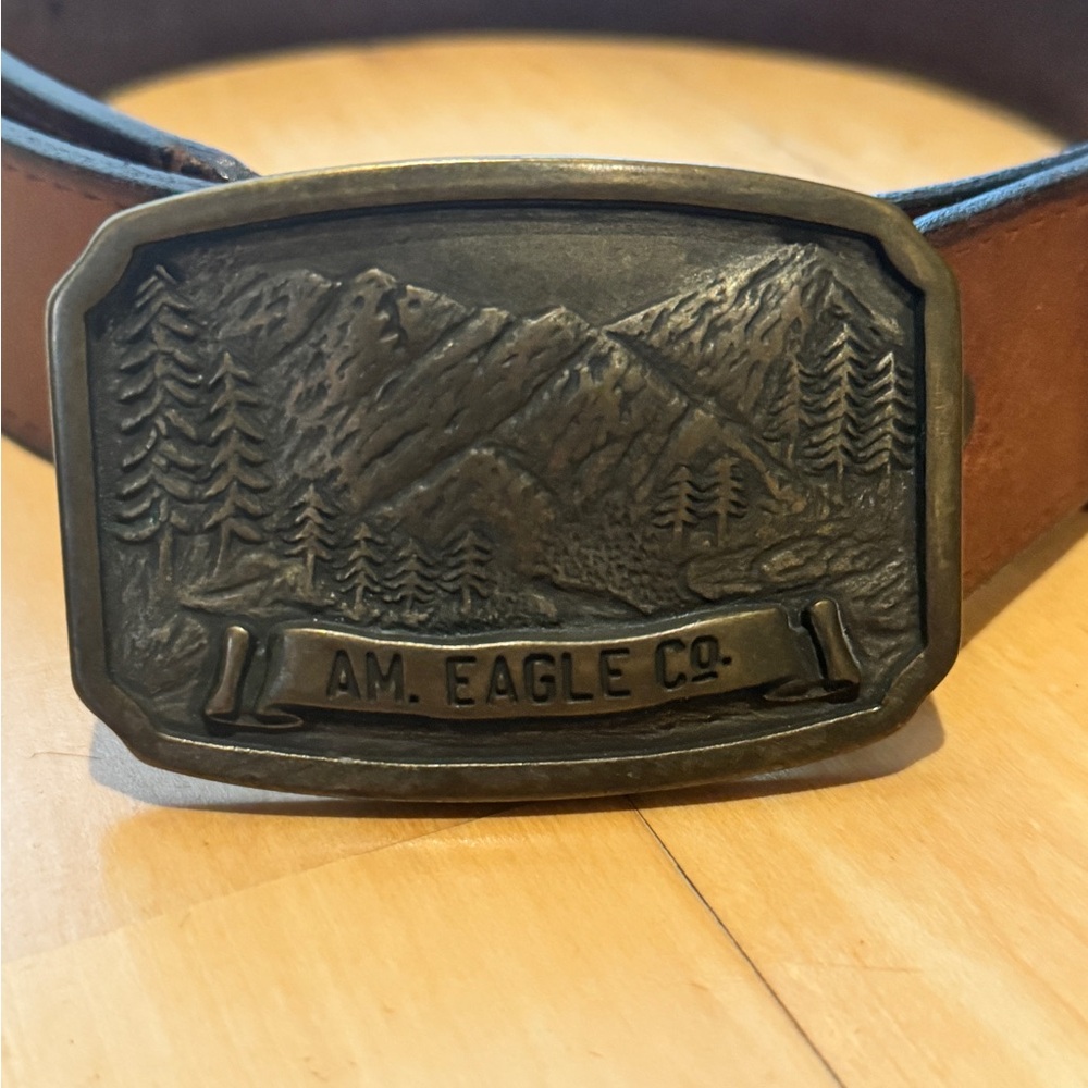 Vintage ae leather belt